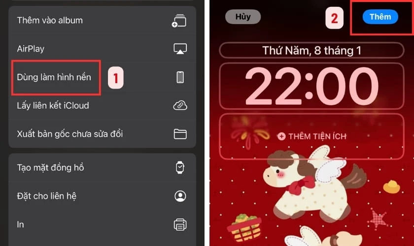 Cách tải và cài đặt hình nền Tết Chibi 2026 đơn giản chi tiết