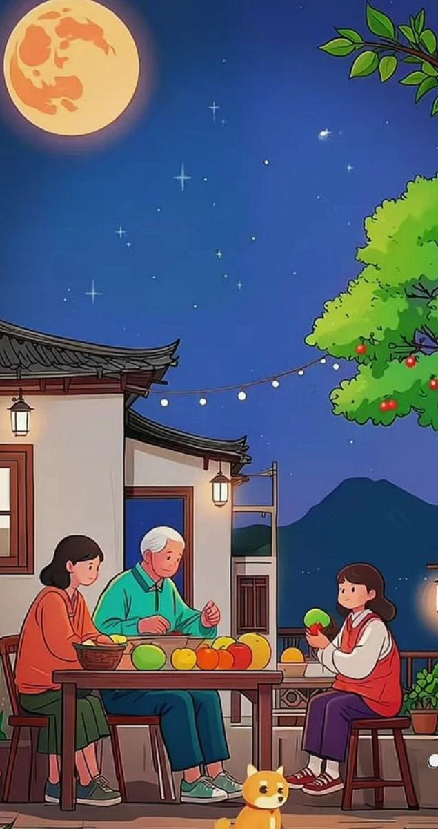Hình nền Tết 2025 gia đình vui vẻ