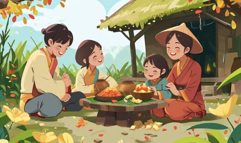 Mâm cơm Tết đặc biệt bên gia đình