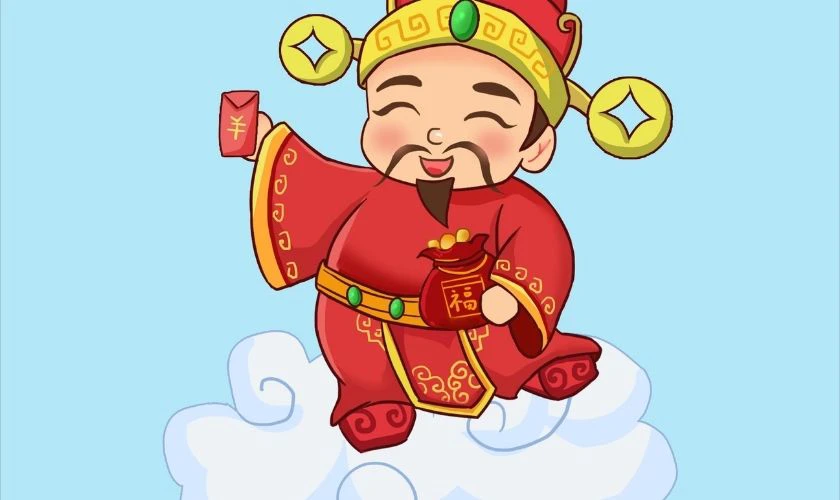 Hình thần tài cho máy tính