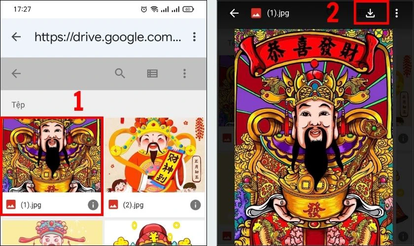Hướng dẫn tải và cài ảnh về điện thoại