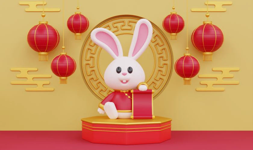 Wallpaper Trung thu chủ đề Thỏ ngọc