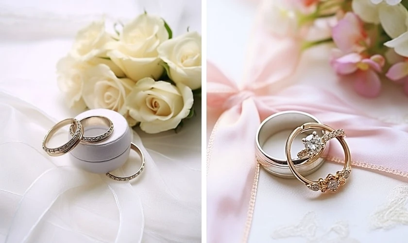 Hình nền với chiếc nhẫn xinh