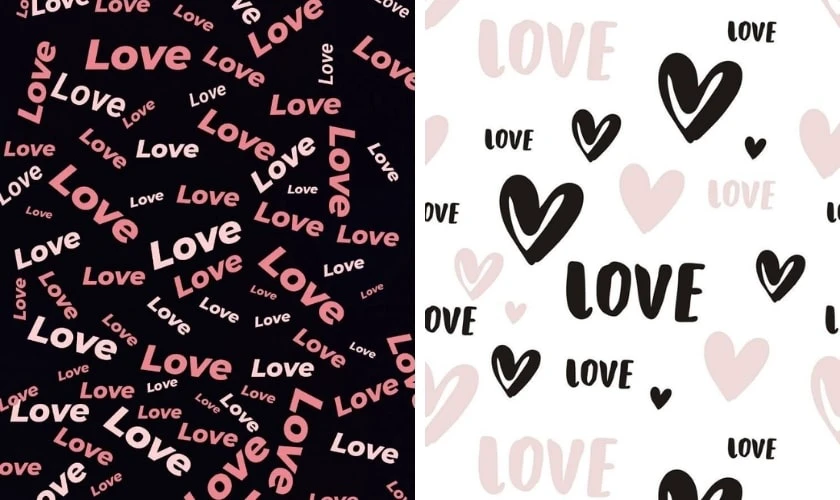 Hình nền Valentine đẹp nhất với chữ Love ấn tượng