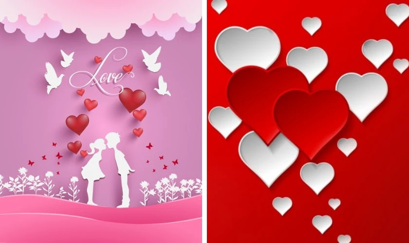 Hình nền Zalo Valentine