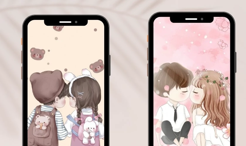 Cách tải và cài đặt hình nền valentine