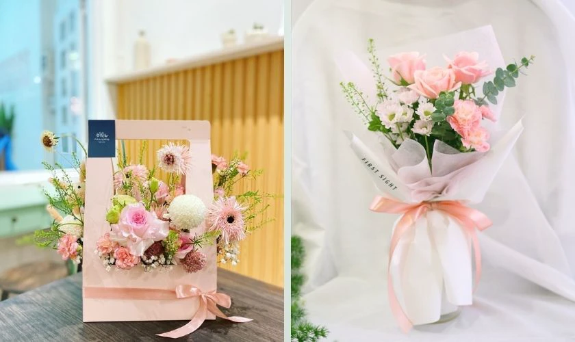 Hoa đẹp tặng chị, em gái