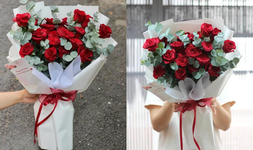 Hoa Lễ Tình Nhân dể thương, đẹp mắt