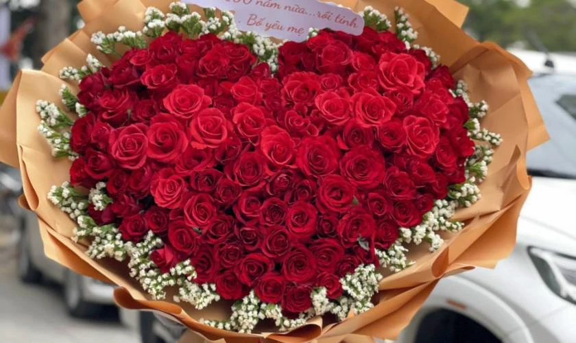 Hoa Lễ Tình Nhân rực rỡ, lộng lẫy tặng người thương