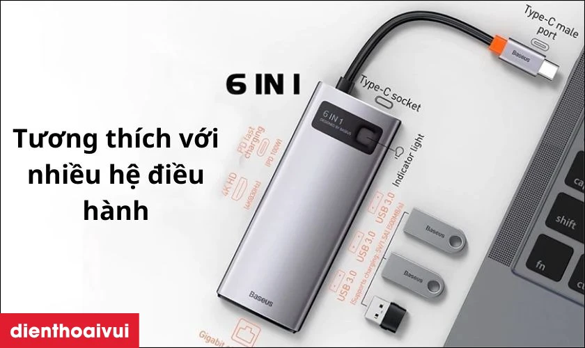 Tương thích với nhiều hệ điều hành không lo xung đột