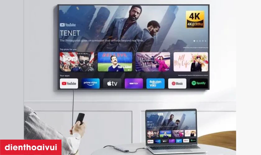 Chức năng xuất h&igrave;nh 4K r&otilde; n&eacute;t
