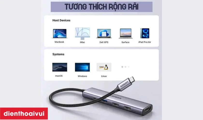 Khả năng tương th&iacute;ch tốt