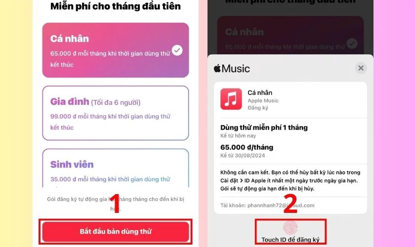 C&aacute;ch đăng k&yacute; lại Apple Music như thế n&agrave;o?