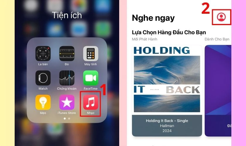Hủy gia hạn Apple Music tr&ecirc;n iPhone, iPad hoặc Vission Pro