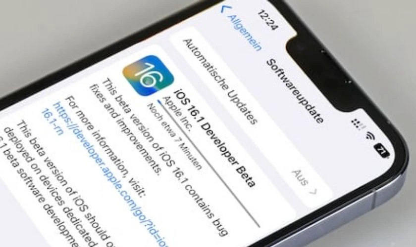 Phần mềm iOS kh&ocirc;ng tương th&iacute;ch m&aacute;y