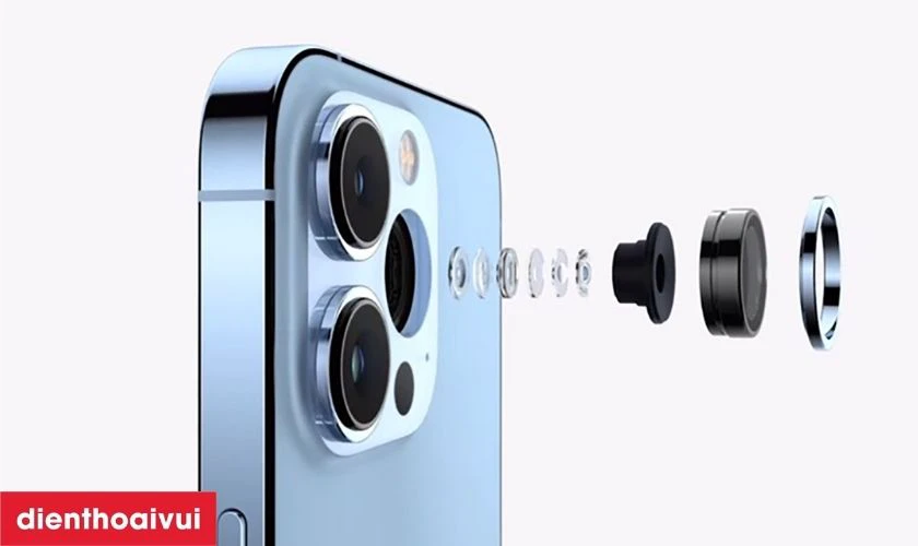 Cụm camera si&ecirc;u rộng hỗ trợ zoom l&ecirc;n tới 2.5x
