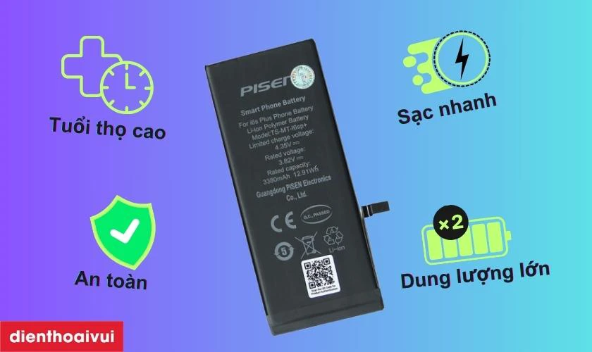 V&igrave; sao n&ecirc;n chọn pin Pisen thay cho pin iPhone 6S Plus đ&atilde; hư hỏng?