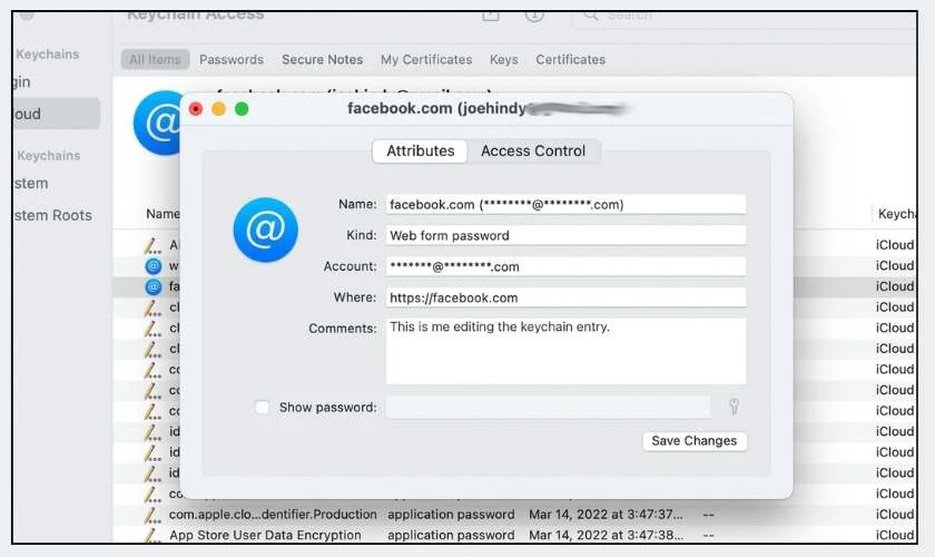C&aacute;ch sử dụng iCloud Keychain