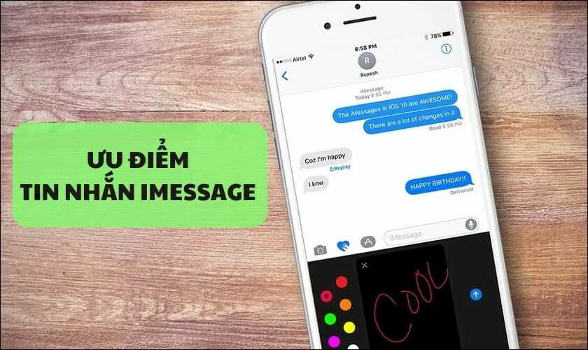C&aacute;c ưu điểm nổi bật của tin nhắn iMessage tr&ecirc;n iPhone l&agrave; g&igrave;?