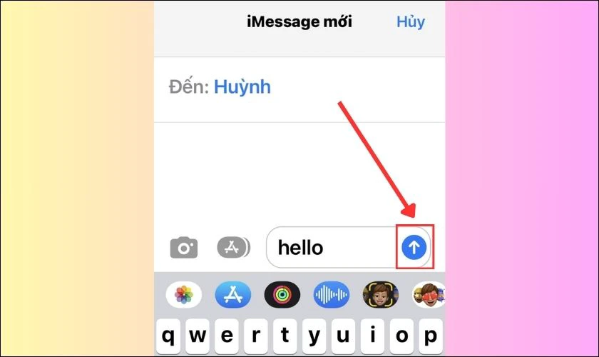 Hướng dẫn chọn hiệu ứng cho tin nhắn