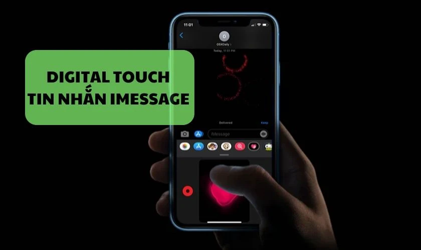 C&aacute;ch d&ugrave;ng Digital Touch để viết chữ tay trong iMessage l&agrave; g&igrave;?