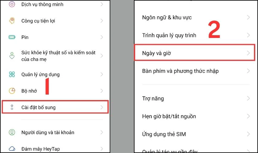 Chỉnh c&agrave;i đặt ng&agrave;y giờ cho Android khi Instagram bị lỗi kh&ocirc;ng đăng nhập được
