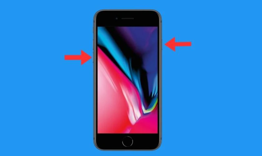 Khởi động lại để khắc phục Instagram kh&ocirc;ng thả cảm x&uacute;c tin nhắn được với iPhone 7/7Plus