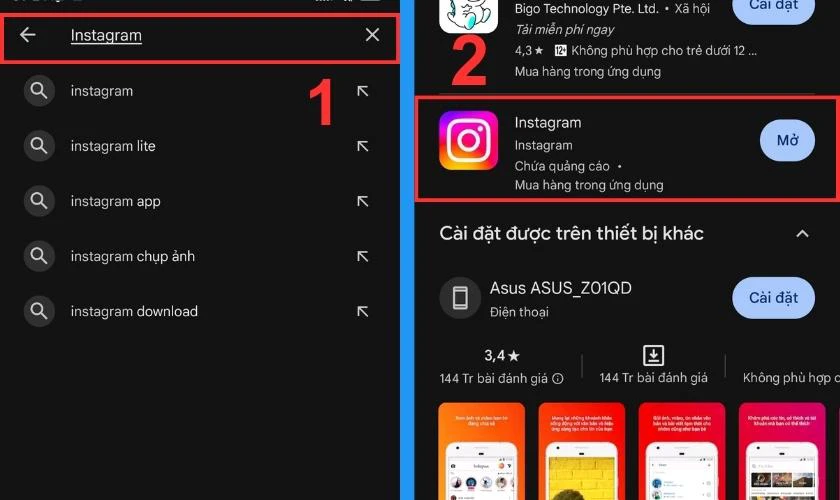 Cập nhật Instagram khi kh&ocirc;ng thả cảm x&uacute;c tin nhắn được 