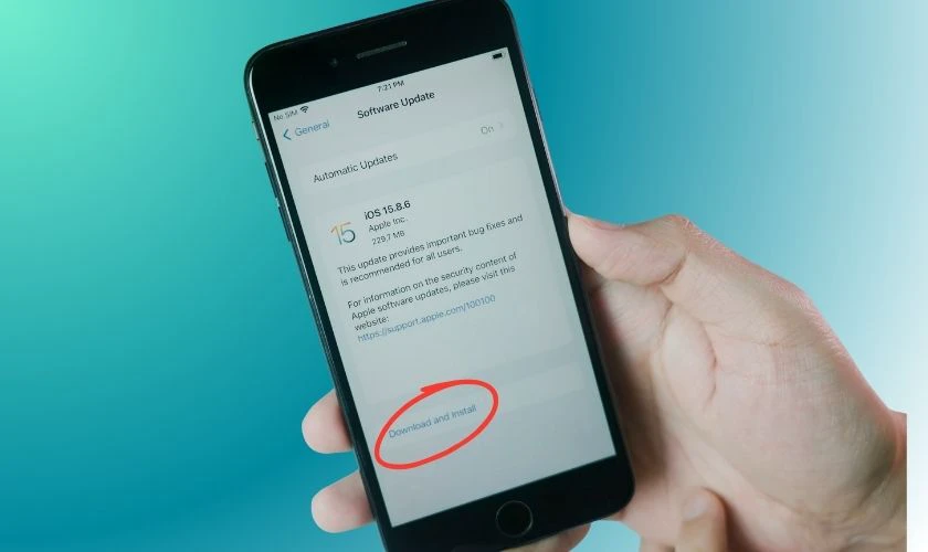 Cách cập nhật iOS 15.8.6 đơn giản, nhanh chóng 2026