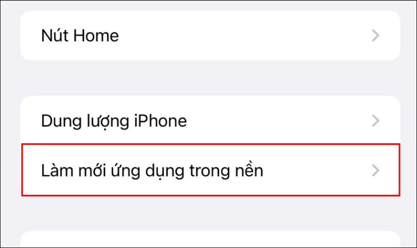 Tắt c&aacute;c t&iacute;nh năng kh&ocirc;ng cần thiết