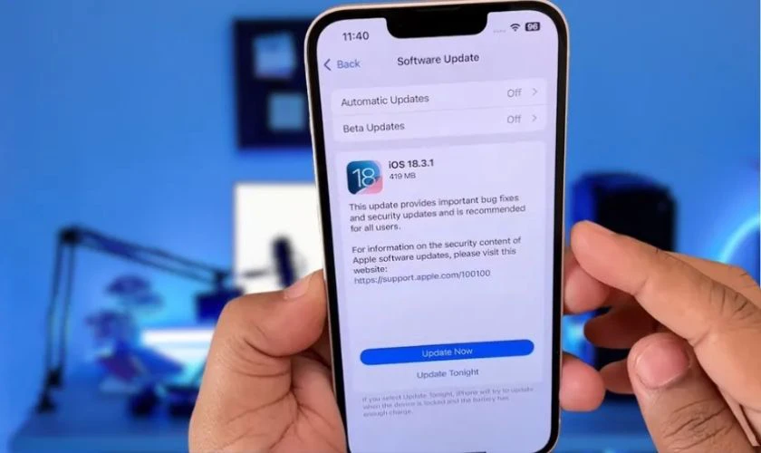 C&aacute;ch sửa lỗi iOS 18.3 hiệu quả nhất