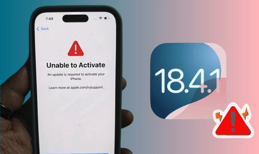 iOS 18.4.1 có lỗi không?