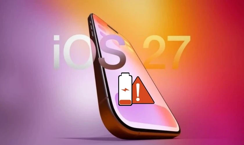 iOS 27 hao pin không?