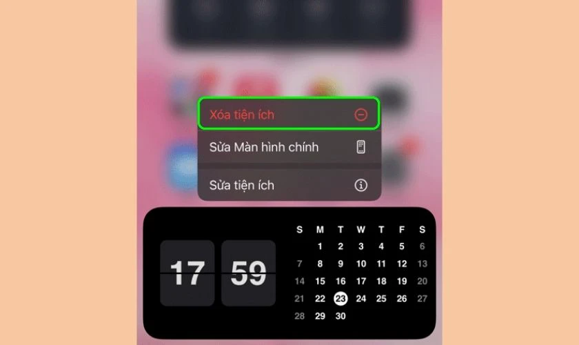 Tắt widget và hình nền động tiết kiệm pin
