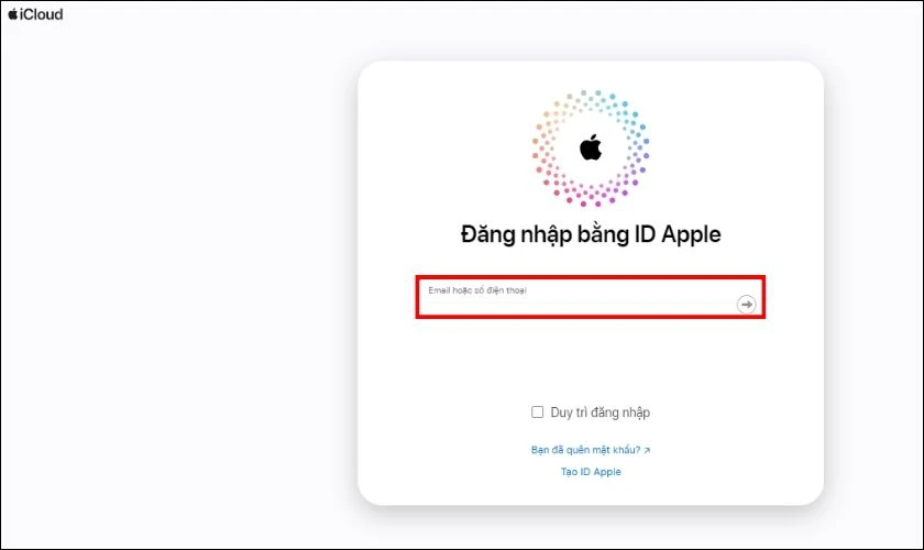 Mở iPad bị v&ocirc; hiệu h&oacute;a bằng t&agrave;i khoản iCloud