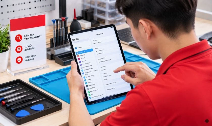 Khi nào iPad không tải được ứng dụng cần hỗ trợ?