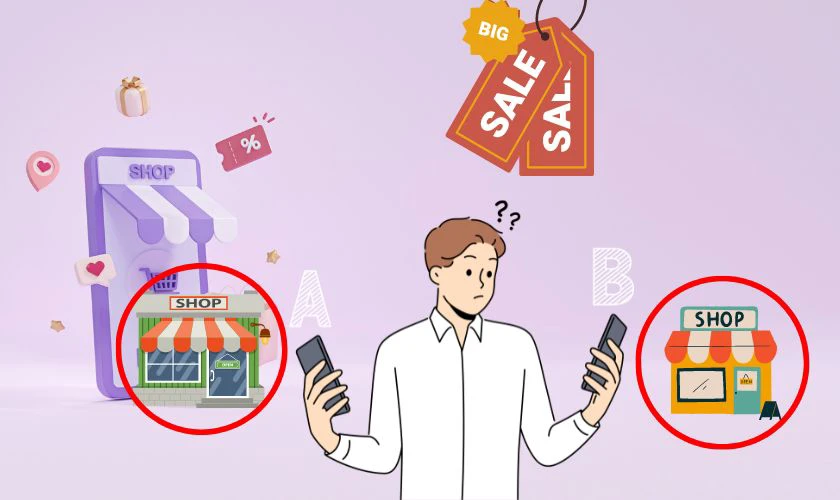 So sánh các điểm bán để được giá tốt nhất