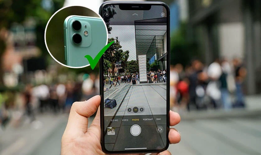 Camera kép 12MP chụp ảnh siêu sắc nét