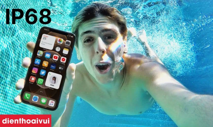 Khả năng kháng bụi bẩn và nước với chuẩn IP68