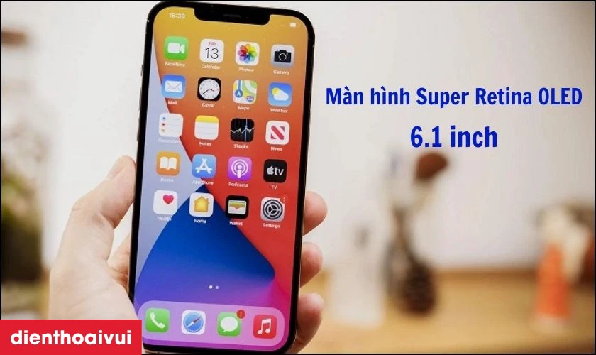 iPhone 12 đ&atilde; trang bị m&agrave;n h&igrave;nh Super Retina OLED