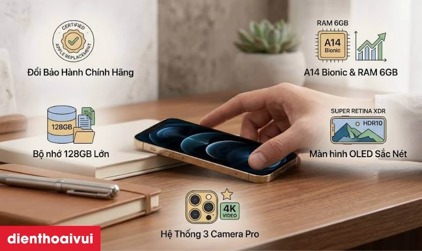 C&oacute; n&ecirc;n mua iPhone 12 Pro 128GB đổi bảo h&agrave;nh kh&ocirc;ng?