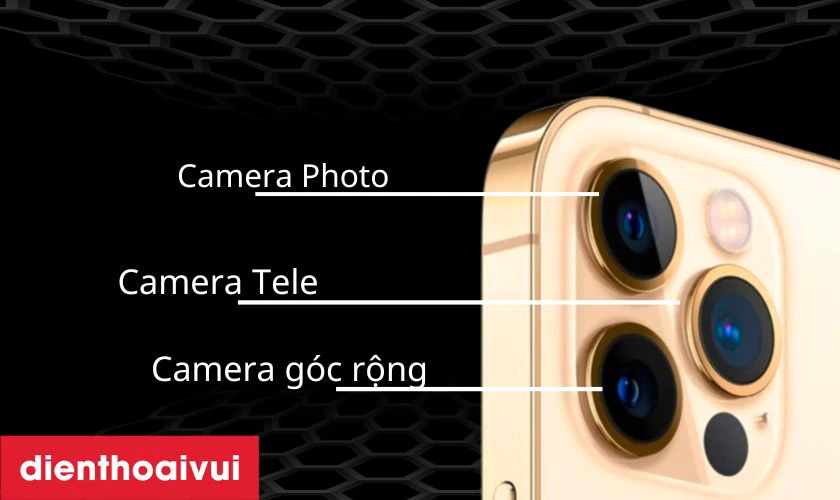 Cụm 3 camera chụp ảnh đẹp