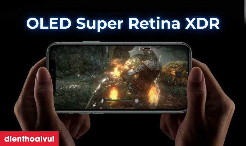 M&agrave;n h&igrave;nh Super Retina XDR OLED 6.1 inch hiển thị sống động
