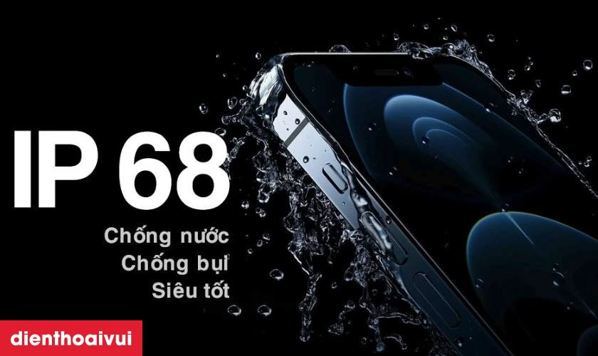 T&iacute;ch hợp khả năng chống nước bụi chuẩn IP68