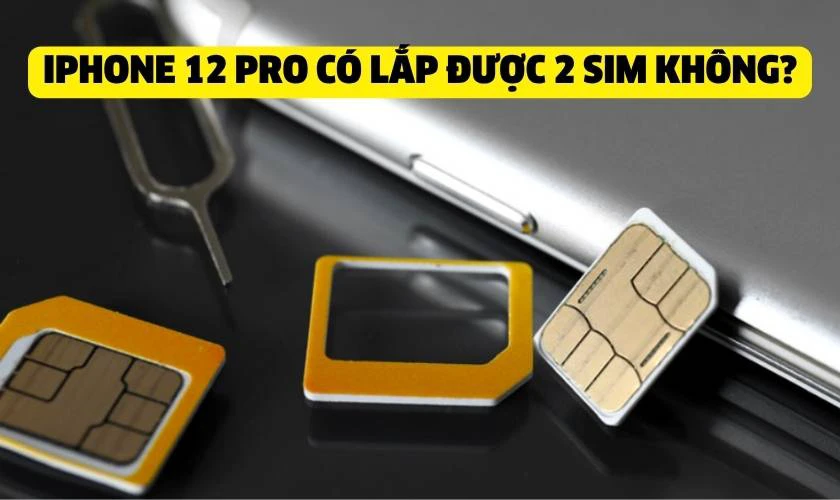 iPhone 12 Pro c&oacute; lắp được 2 SIM kh&ocirc;ng