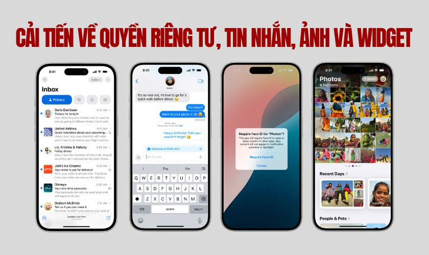 C&aacute;c cải tiến về quyền ri&ecirc;ng tư