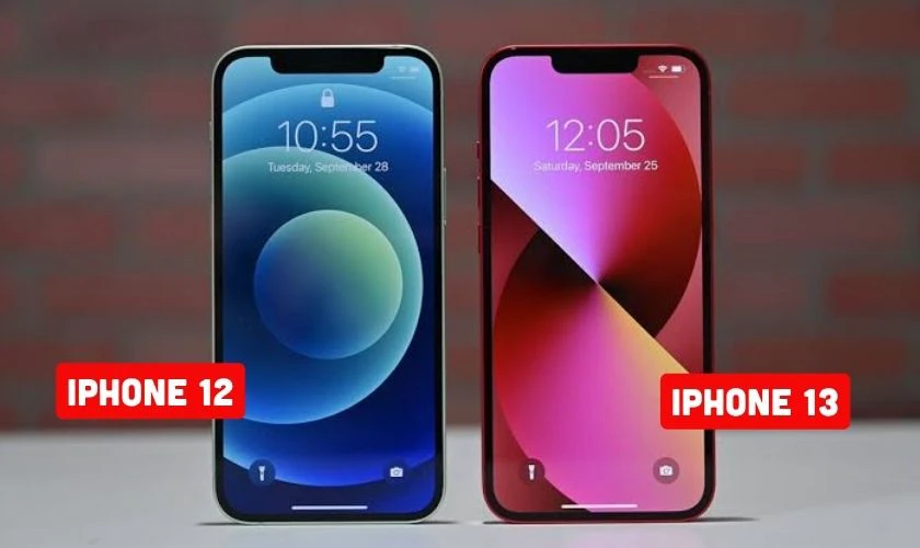 So sánh iPhone 12 và 13 chi tiết về màn hình