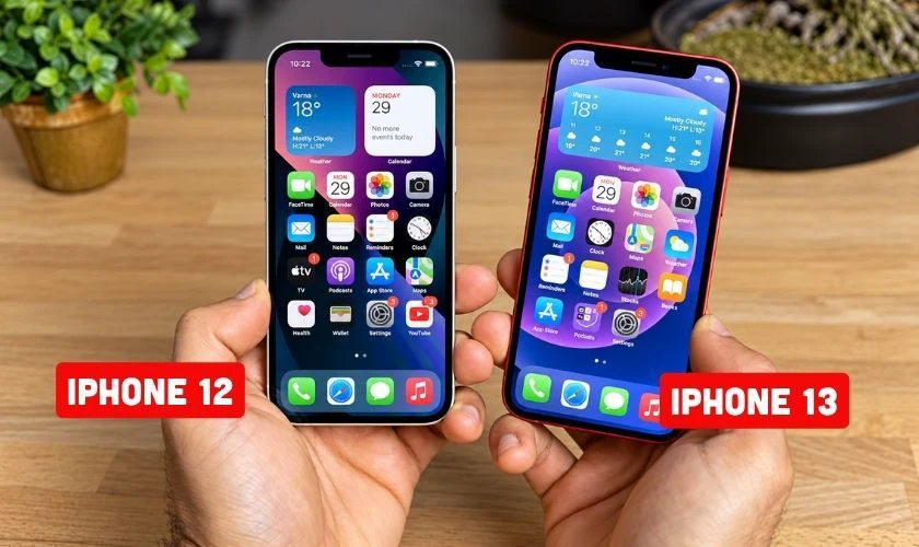 Về màn hình: iPhone 13 sáng hơn, hiển thị tốt hơn