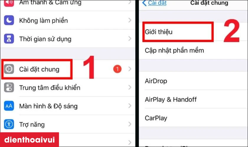 Kiểm tra th&ocirc;ng tin, số IMEI sản phẩm