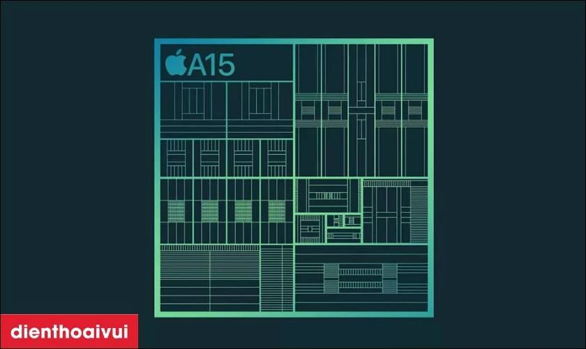 Hiệu năng tốt với chip A15 Bionic